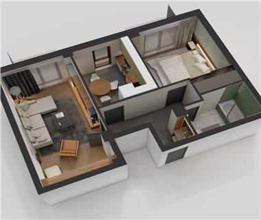 Apartament Nou 2 camere  de vanzare  Galata,