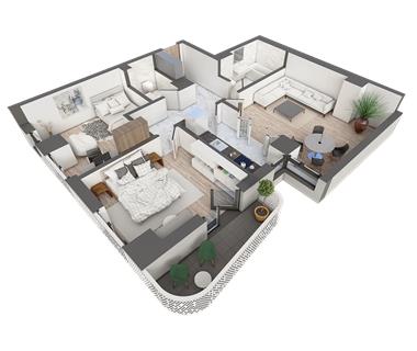 Apartament Nou 3 camere  de vanzare  Galata,